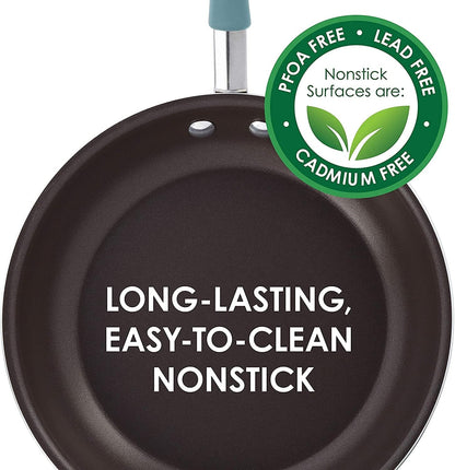 Cucina Nonstick Frying Pan Set / Fry Pan Set / Skillet Set - 9.25 Inch and 11 Inch, Blue9