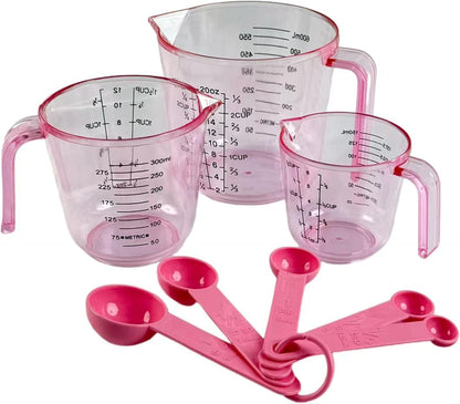 Pink Measuring Cups Set, Multi-Size Baking Tool for Cooking1