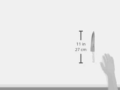 10” Cook’S Knife – P94802, High-Carbon Stainless Steel Blade, Ergonomic White Handle, Hand-Honed Edge for Precision Slicing – Basics Series, Made in USA3