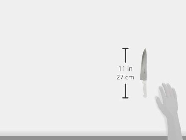 10” Cook’S Knife – P94802, High-Carbon Stainless Steel Blade, Ergonomic White Handle, Hand-Honed Edge for Precision Slicing – Basics Series, Made in USA3