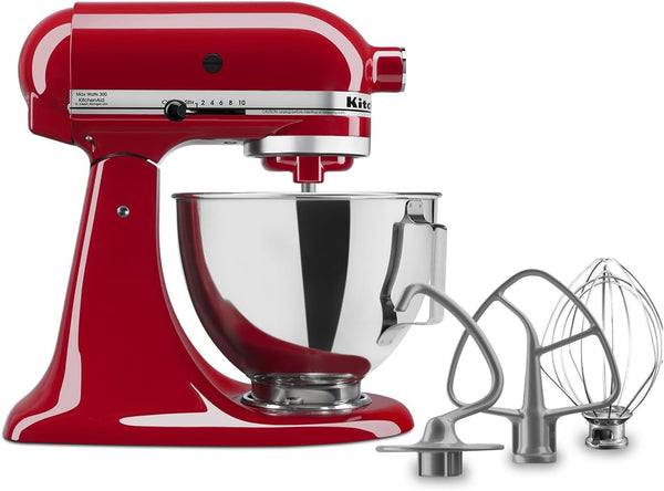 Kitchen Aid Tilt-Head Stand Mixer 4.5 Quart KSM85PBER, Empire Red1