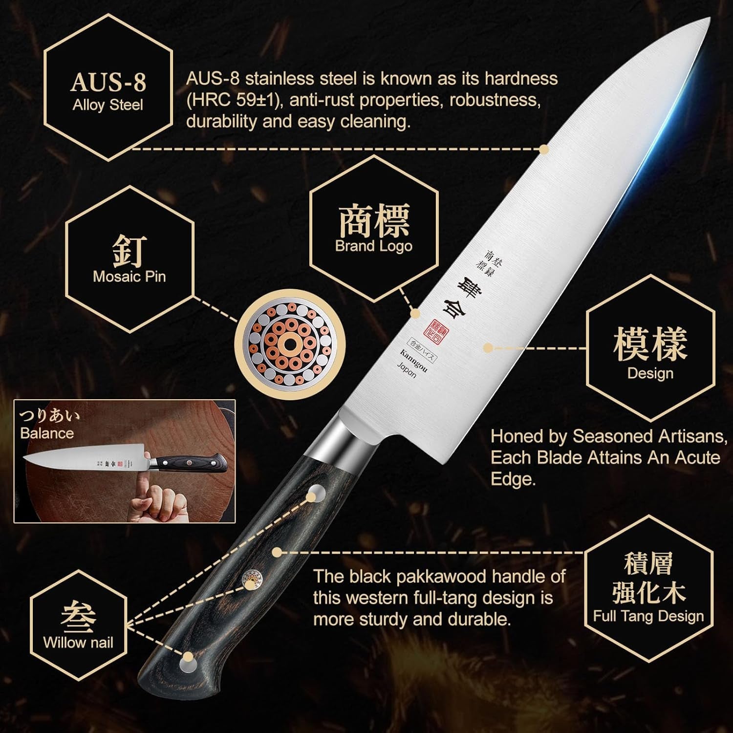 8-27-inch-japanese-chef-knife-kitchen-knife-japan-aus-8-alloy-steel-gyuto-knife-with-full-tang-pakkawood-handle-chefs-knives-with-premium-gift-box-classic-series