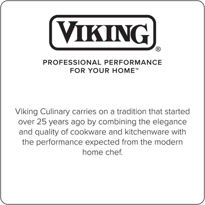 Viking Contemporary 3-Ply Dutch Oven, 5.2 Quart Stainless Steel Cookware Pot with Glass Lid, Dishwasher and Oven Safe, Induction Ready, Silver7