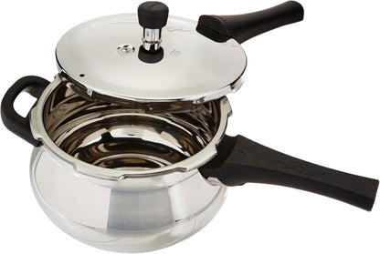 3.3-Liter Deluxe Alpha Induction Base Stainless Steel Baby Handi, Small, 8"D X 13"W X 6"H, Silver2