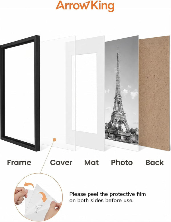 11X14 Black Picture Frame, Wall Mount, Posters & Art Photo Frame4