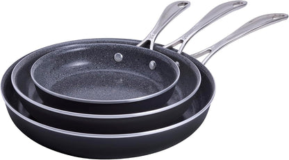 HENCKELS Capri Ceramic 3-Pc Aluminum Ceramic Nonstick Fry Pan Set1
