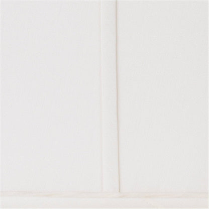 Medium Ivory Classic Square Shades 5.25X10X9 (Spider) Set of 2 | 5.25" Top X 10" Bottom X 9" High Replacement for Table Lamps Shade Pre-Assembled Harp + Finial2