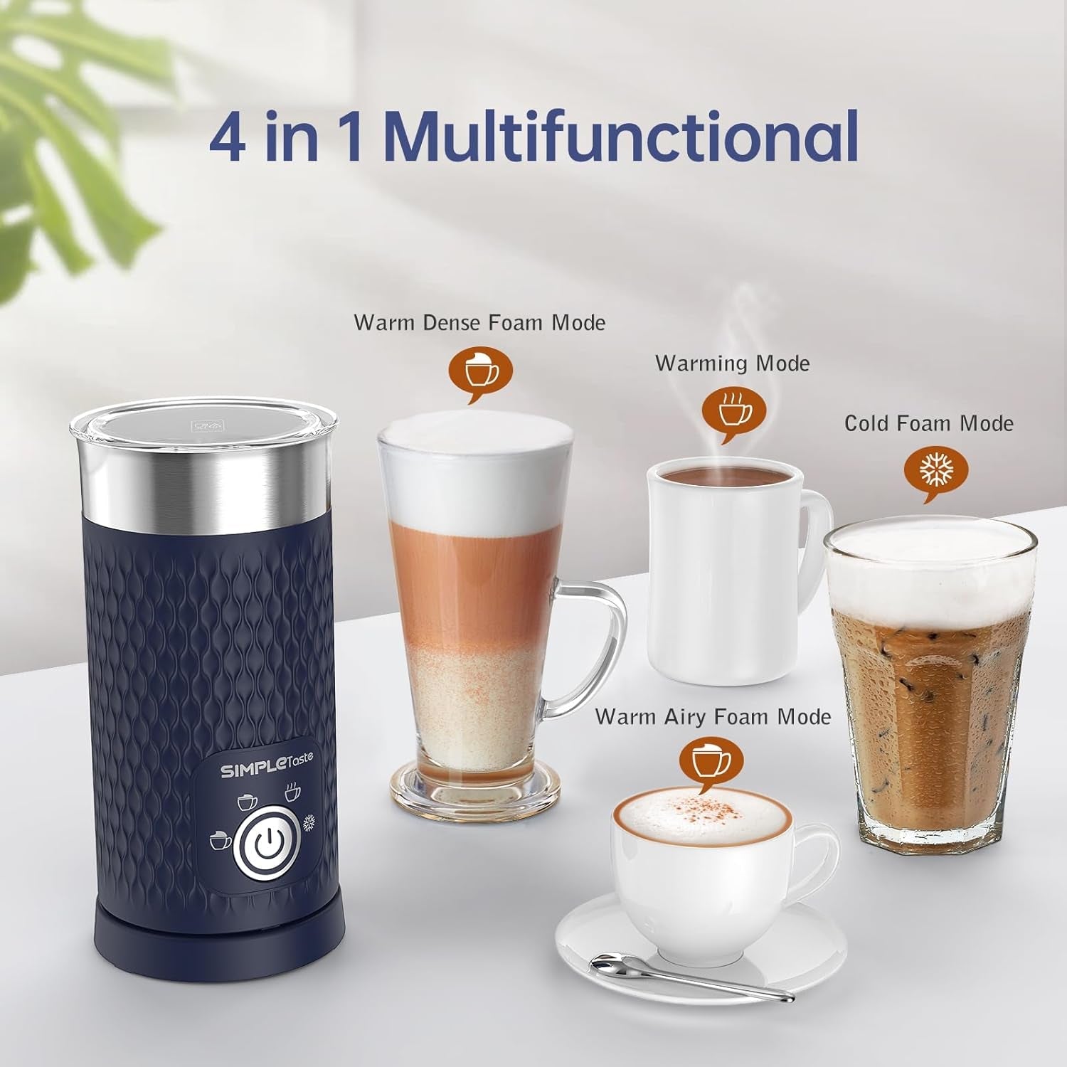 milk-frother-4-in-1-electric-automatic-milk-steamer-blue-warm-and-cold-foam-maker-and-milk-warmer-for-latte-macchiato-cappuccino-hot-chocolate