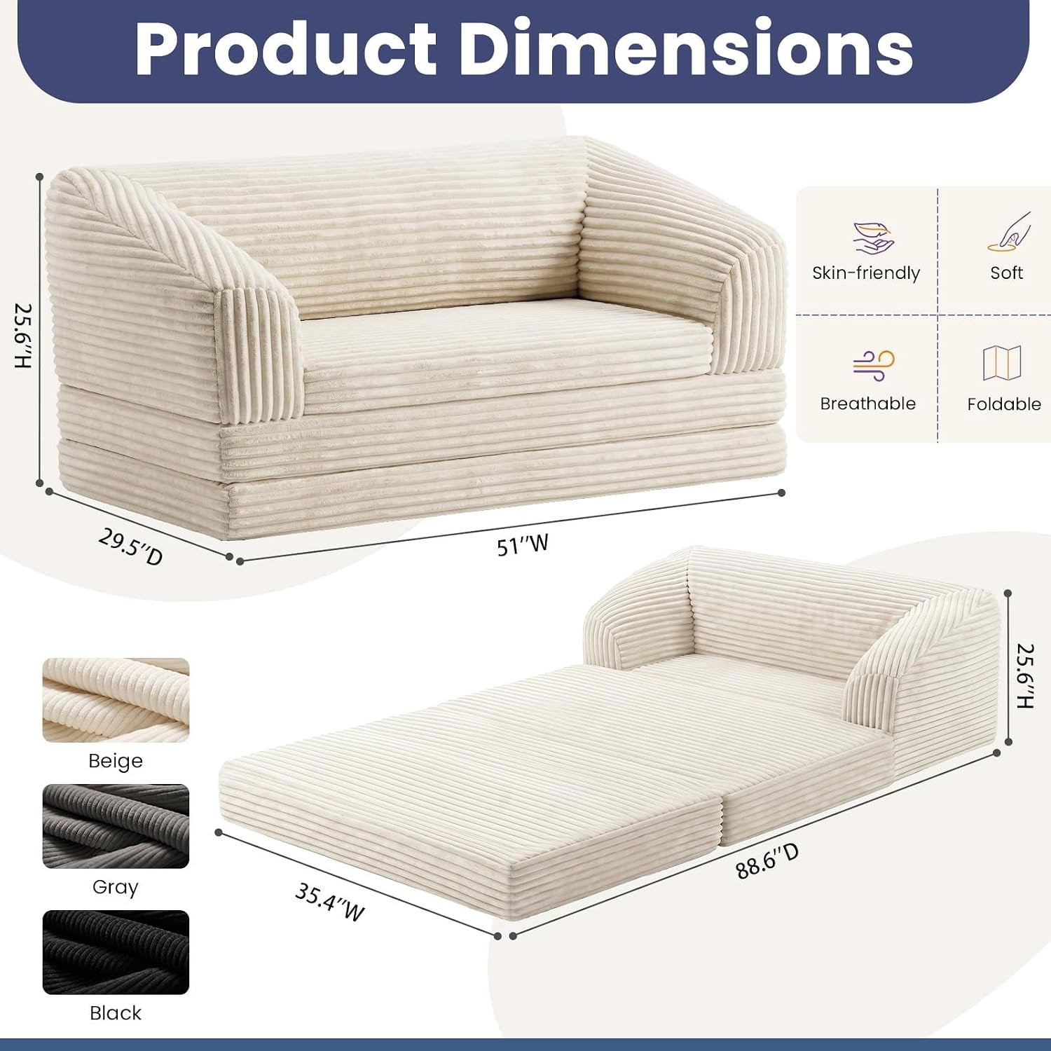 convertible-sofa-bed-3-in-1-foldable-loveseat-couch-with-armrest-corduroy-floor-sofa-sleeper-bed-no-assembly-high-density-foam-futon-mattress-for-living-room-small-apartment-dorm
