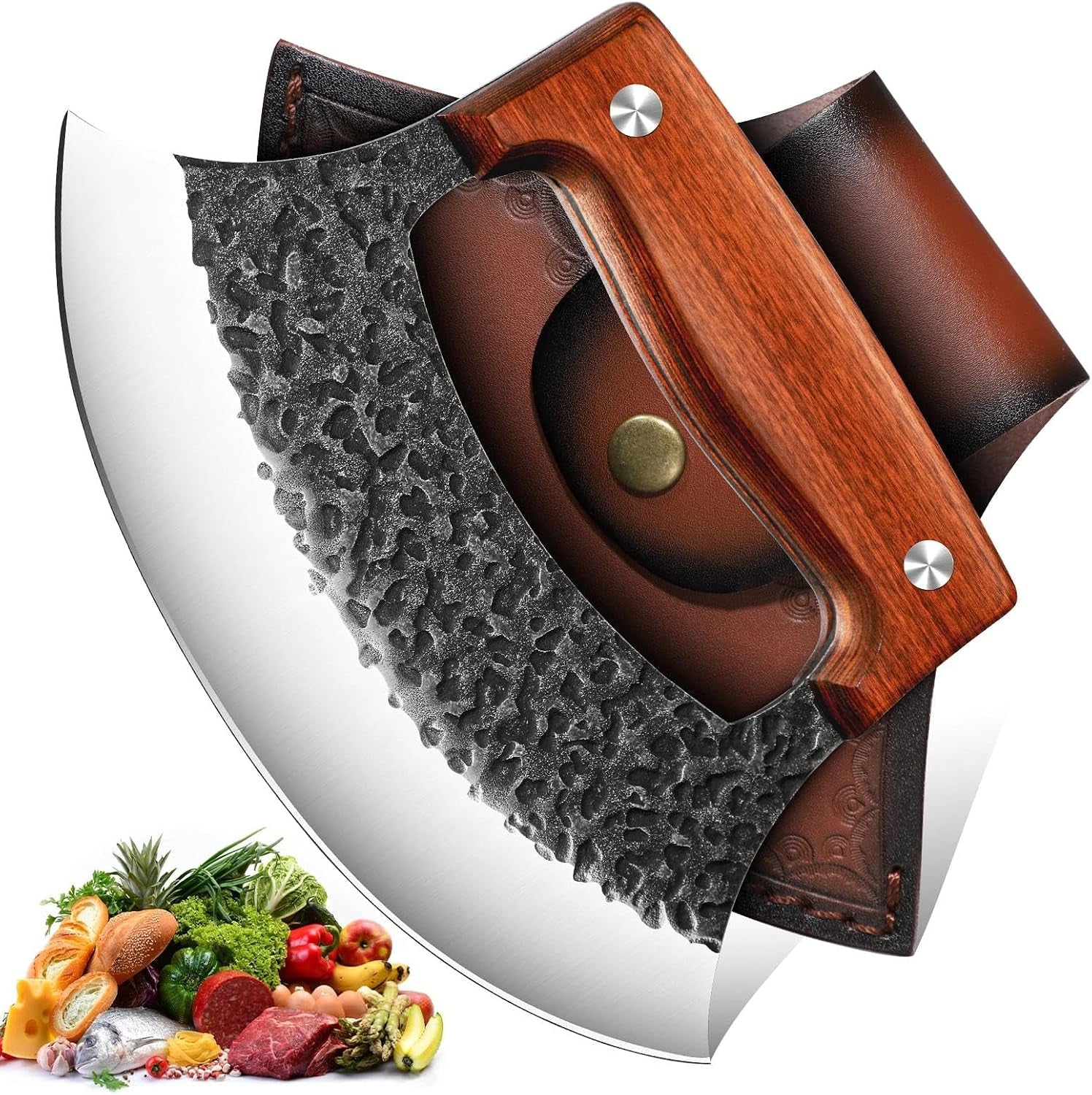 hand-forged-ulu-knife-mezzaluna-rocker-knife-pizza-cutter