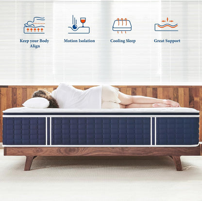 Full Size Mattress in a Box, Medium Firm Feel Full Mattress 14 Inch6