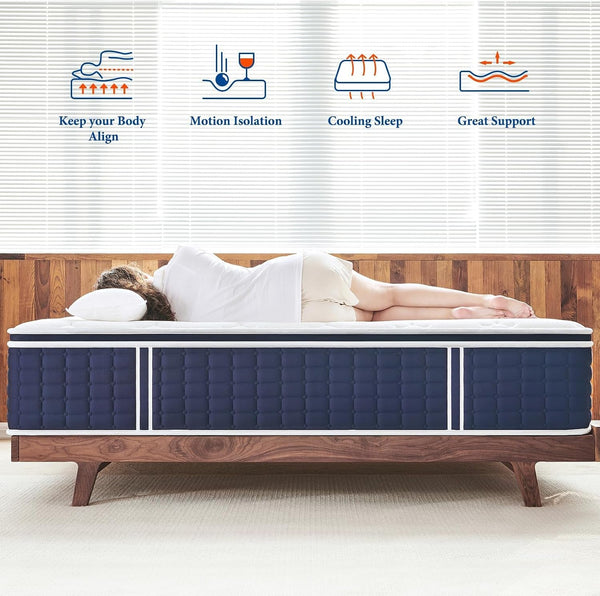Full Size Mattress in a Box, Medium Firm Feel Full Mattress 14 Inch6