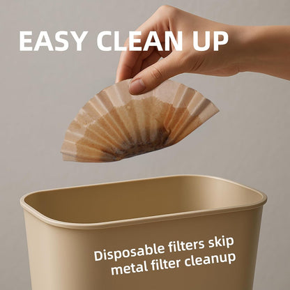 5 Cup Coffee Maker Filters Compatible with Mr.Coffee | 100 Count,Thicken Natural 5 Cup Coffee Maker Filters Compatible with Mr.Coffee Mini Brew4