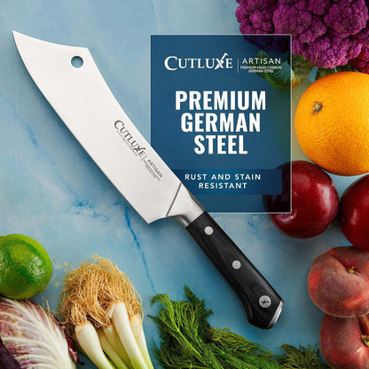Cleaver Chef Knife, 8" Meat Cleaver Butcher Knife – German Steel8