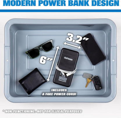 Power Bank Flask (8 Oz) - Hidden Alcohol Travel Flask – Secret Liquor Container for Beaches, Cruises, and Sports Events – Includes Funnel & Spout2