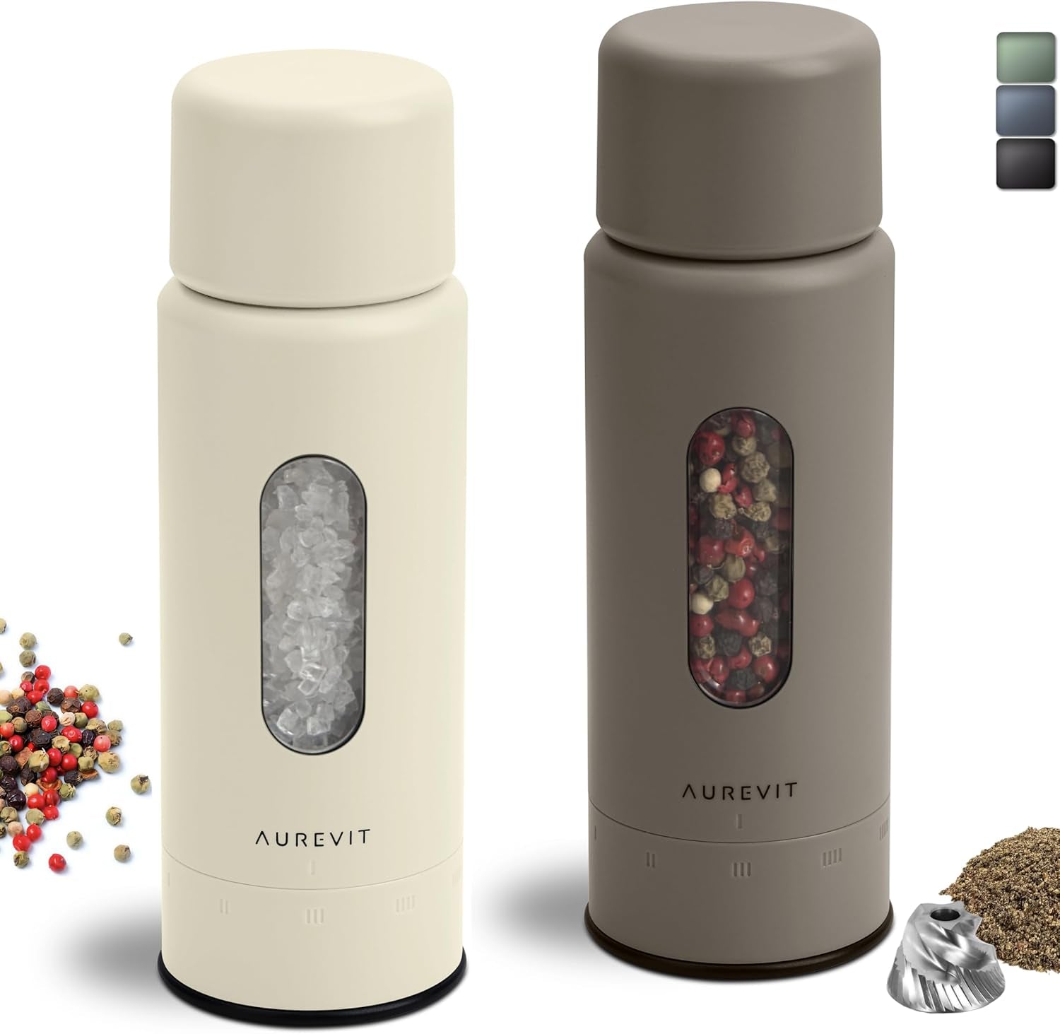 salt-and-pepper-grinder-set-manual-salt-and-pepper-mill-with-ceramic-stainless-steel-core-external-adjustable-coarseness-refillable-durable-2-packs-greige-buttercream