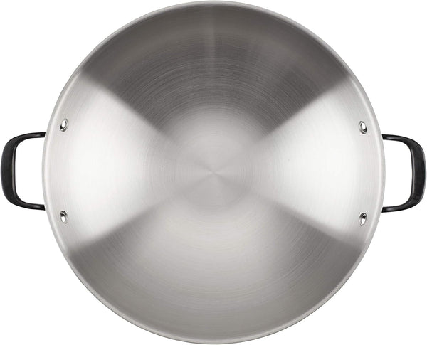 Kitchenaid 5-Ply Clad Stainless Steel Induction Wok Pan, 15-Inch, Polished Stainless Steel9
