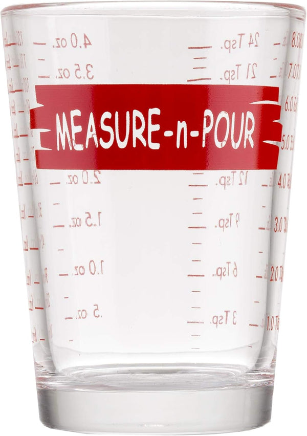 H1433T Measuring Cup Measure-N-Pour, 4 Oz, Clear1