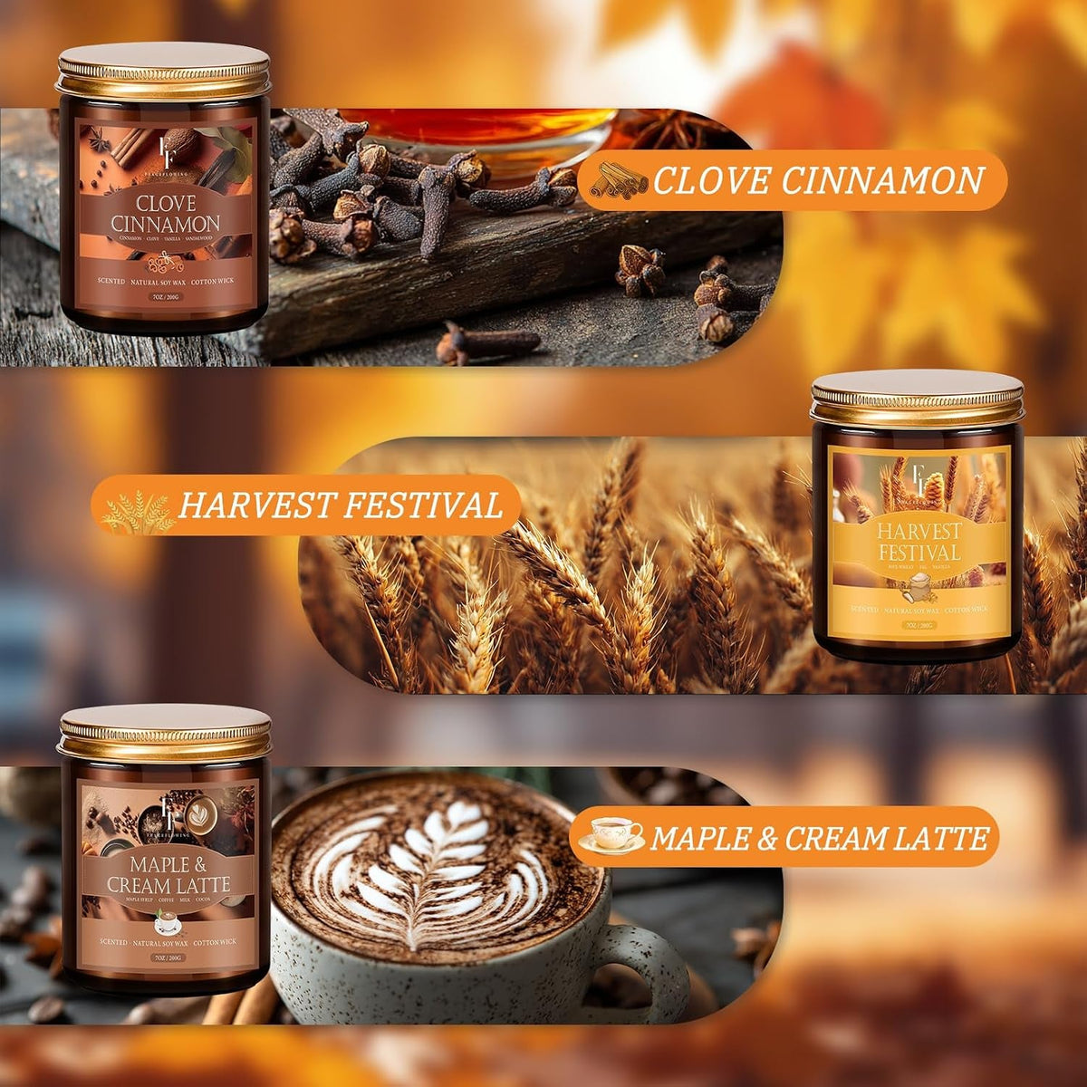 fall-candles-set-6-pack-candles-for-home-scented-natural-soy-wax-autumn-gifts-set-for-women-men-fall-fragrance-of-pumpkin-cinnamon-vanilla-cupcake-apple-harvest-latte