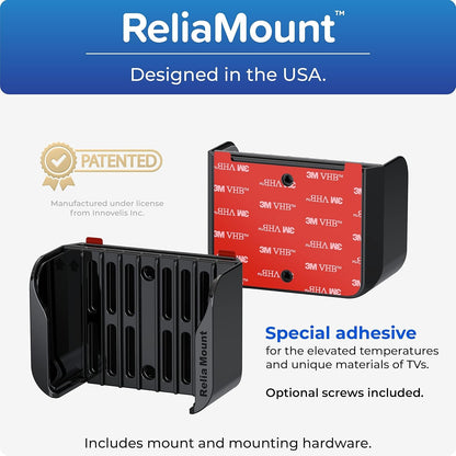 Premium Mount for Apple TV - Compatible with Every Apple TV | Designed in USA – Reliable and Easy Apple TV Installation – Special Features: Includes Heat Management and Strong TV Adhesive6