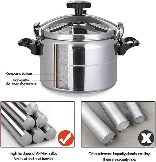 3L-80L Commercial Large-Capacity Explosion-Proof Pressure Cooker, Home Kitchen, Outdoor Camping Induction Cooker Gas General Pressure Cooker (Size : 80L)2
