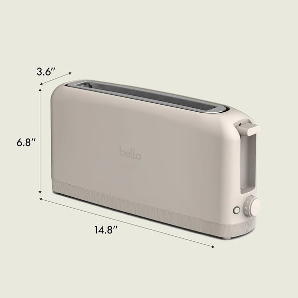 Fits-Anywhere™ 2-Slice Slim Toaster, Long Slot & Extra Wide, Oatmilk8