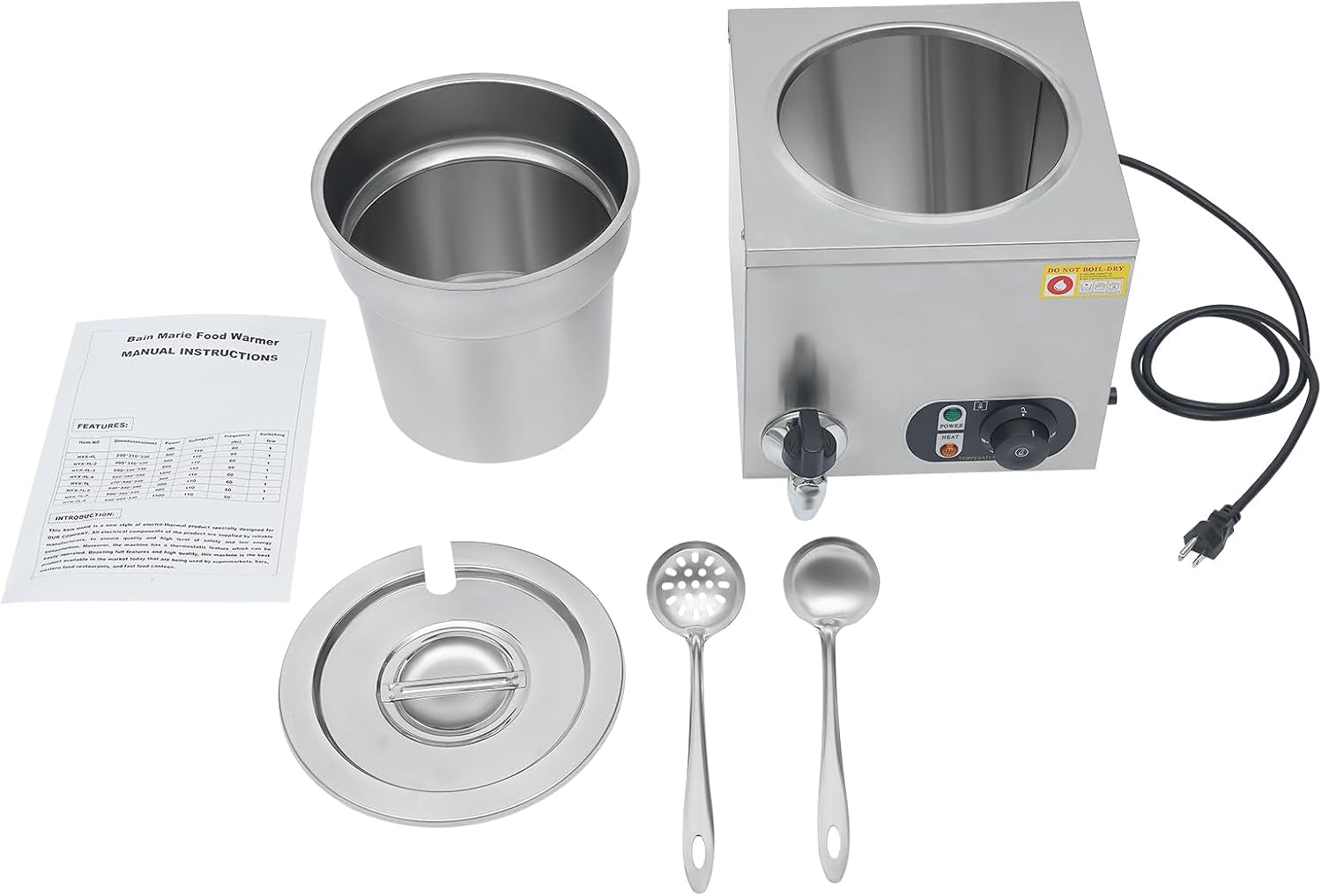 7-4qt-nacho-cheese-dispenser-with-86-185-adjustable-electric-soup-warmer-includes-2-spoons-300w-even-heating-sealed-lid-w-handle-non-slip-dry-burn-protection-large-capacity-no-assembly