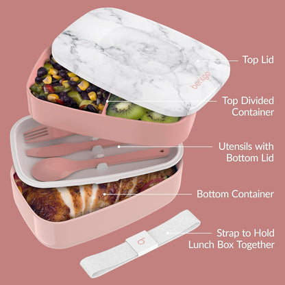 Bentgo Classic Stackable 3-Compartment Adult Bento-Style Lunch Box6
