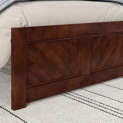 , Canyon Twin Platform Bed with Matching Footboard, Walnut8