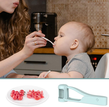 Grape Cutter for Toddlers, Grape Slicer Tool, Grape Tomato Cherry Strawberry Cutter Tools into 4 Pieces for Vegetable Fruit Salad, Stainless Steel Quarter Grape Slicer Kitchen Gadget7