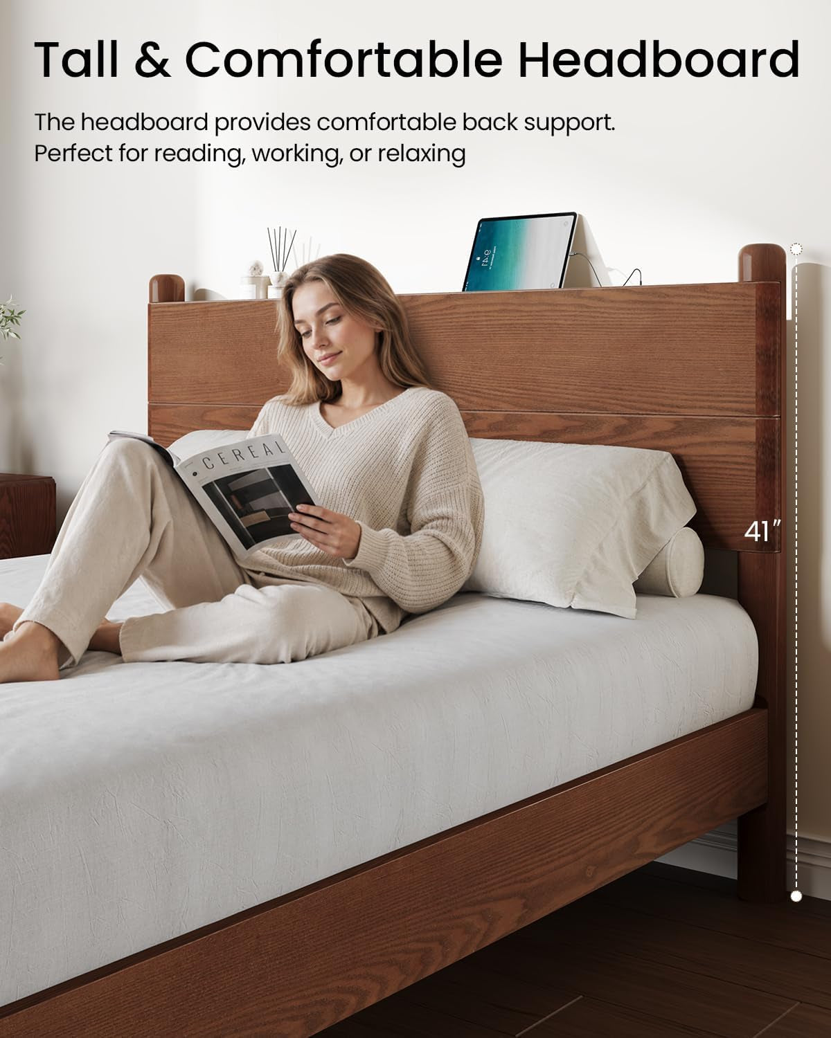solid-wood-queen-size-bed-frame-with-tall-headboard-brown
