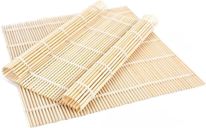 2 Pack Bamboo Sushi Rolling Mat, Sushi Roll Maker,Sushi Making Kit, Bamboo Sushi Rolling Mat,Sushi Maker(9.5" X 9.6")1