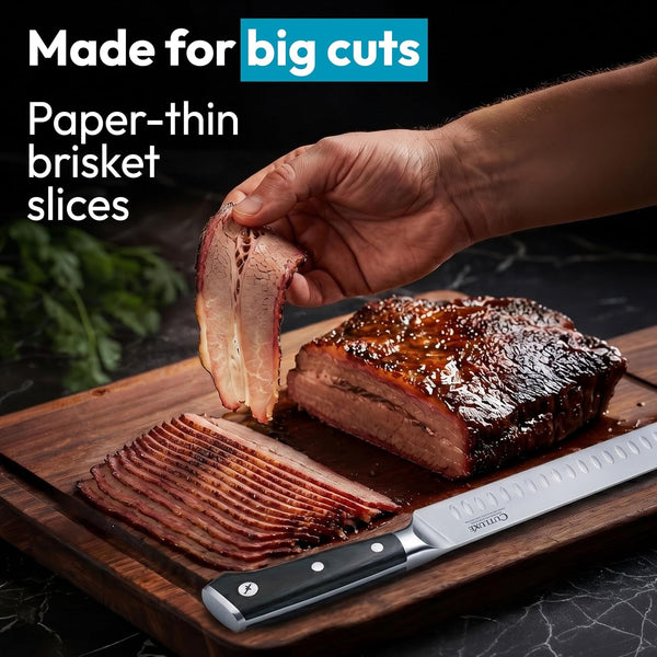 Carving Knife Set for BBQ & Brisket, 12" Slicing & 6" Boning Knife3