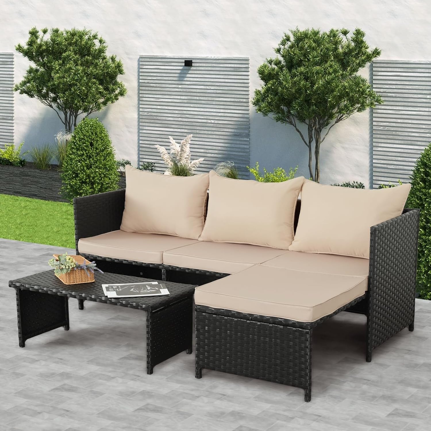 3-piece-outdoor-pe-rattan-furniture-set-patio-black-wicker-conversation-loveseat-sofa-sectional-couch-khaki-cushion