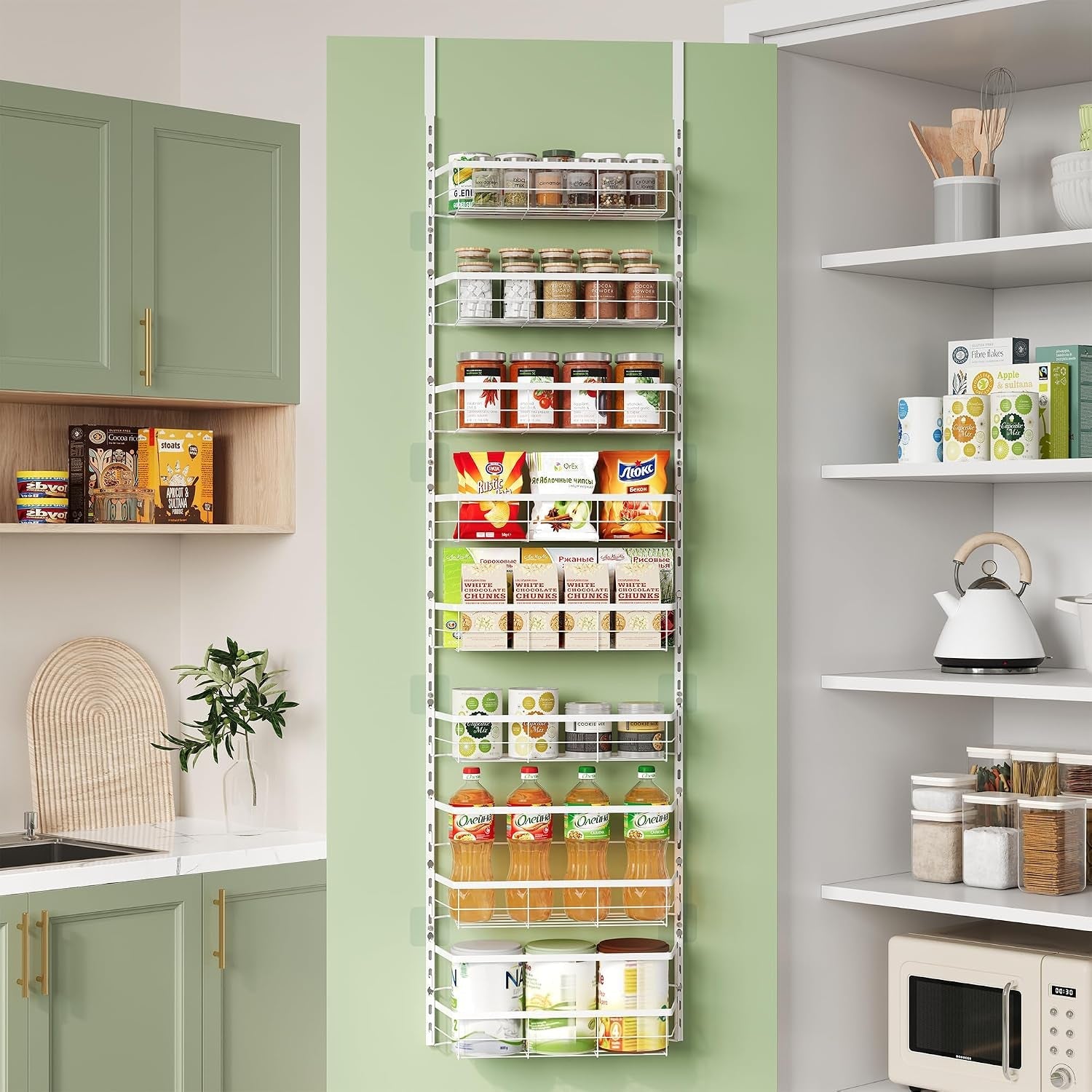 over-the-door-pantry-organizer-8-tier-adjustable-heavy-duty-metal-hanging-storage-rack-wall-mount-spice-shelf-for-kitchen-bathroom-laundry-organization