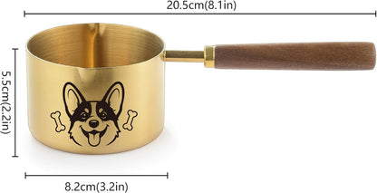 2PCS Dog Cat Food Scoop Measuring Cup, Engraved Cat & Dog, 1 Cup3