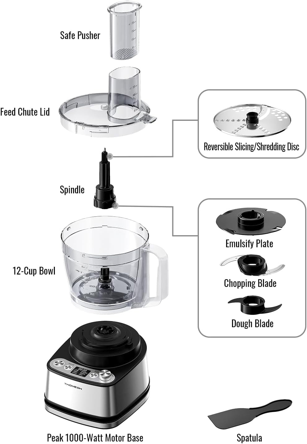 food-processor-4-programs-pulse-1000w-max-power-12-cups-total-volume-for-slicing-mincing-dicing-shredding-puree-dough-and-vegetable-chopper-clean-bowl-scraper-stainless-steel