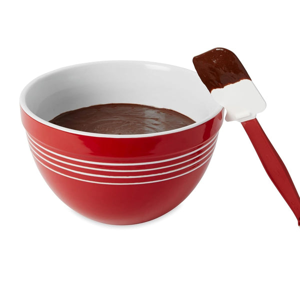 Rubbermaid Commercial Products High Heat Resistant Silicone Heavy Duty Spatula/Food Scraper 9.5-Inch 500°F Heat Resistant Red Handle for Baking/Cooking/Mixing Commercial Dishwasher Safe4