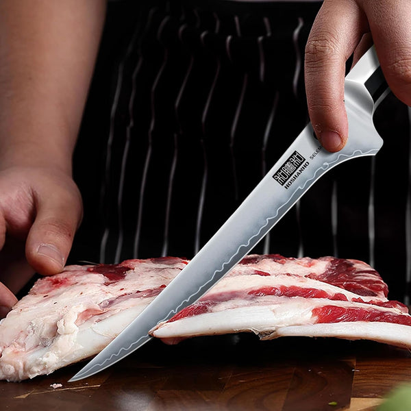 Fillet Knife 7", Japanese Boning Knife for Meat Cutting Fish6