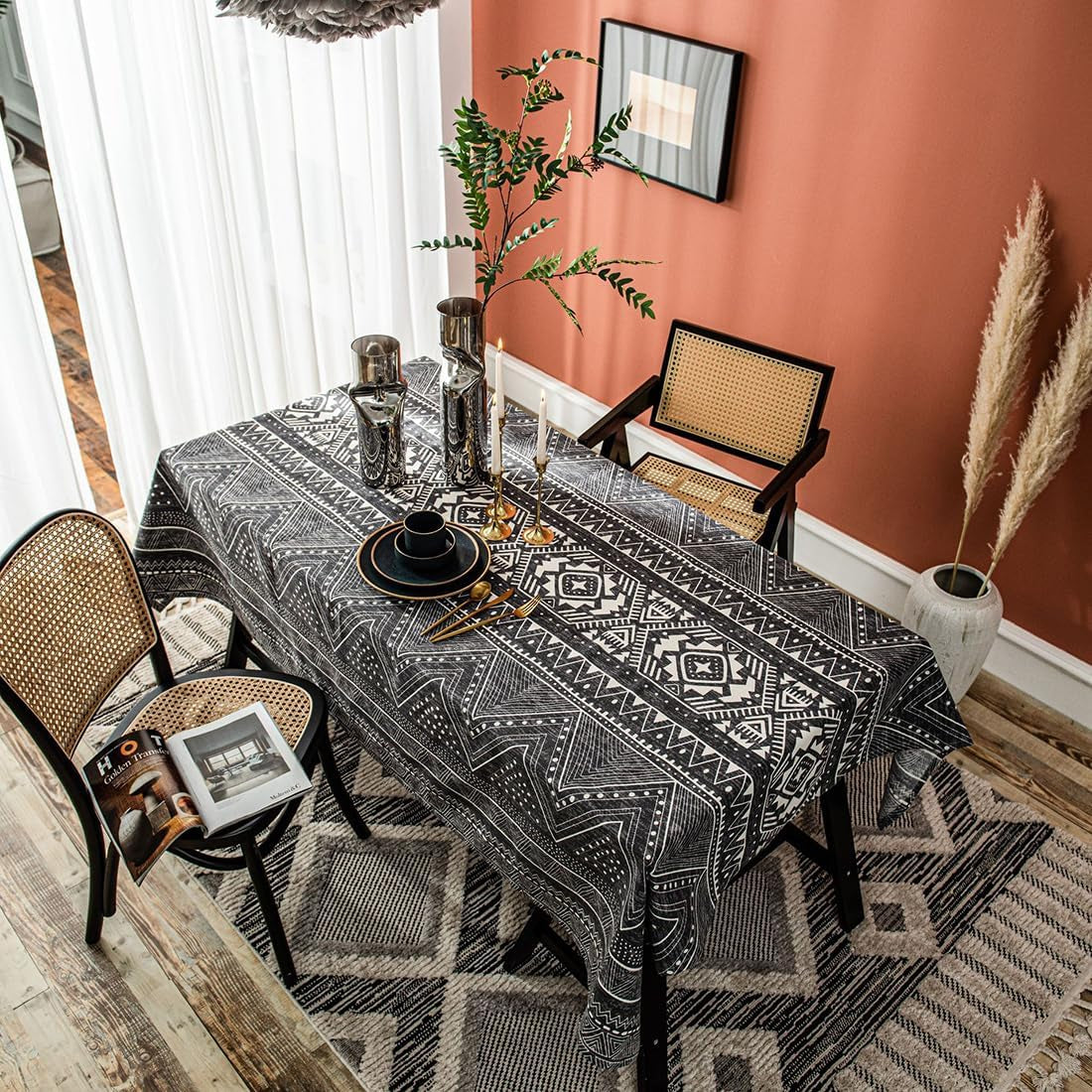bohemian-cotton-linen-tablecloth-boho-geometric-print-tribe-table-cover-farmhouse-rectangle-oblong-tablecloth-for-kitchen-dining-party-tabletop-decoration-dark-grey-55x87