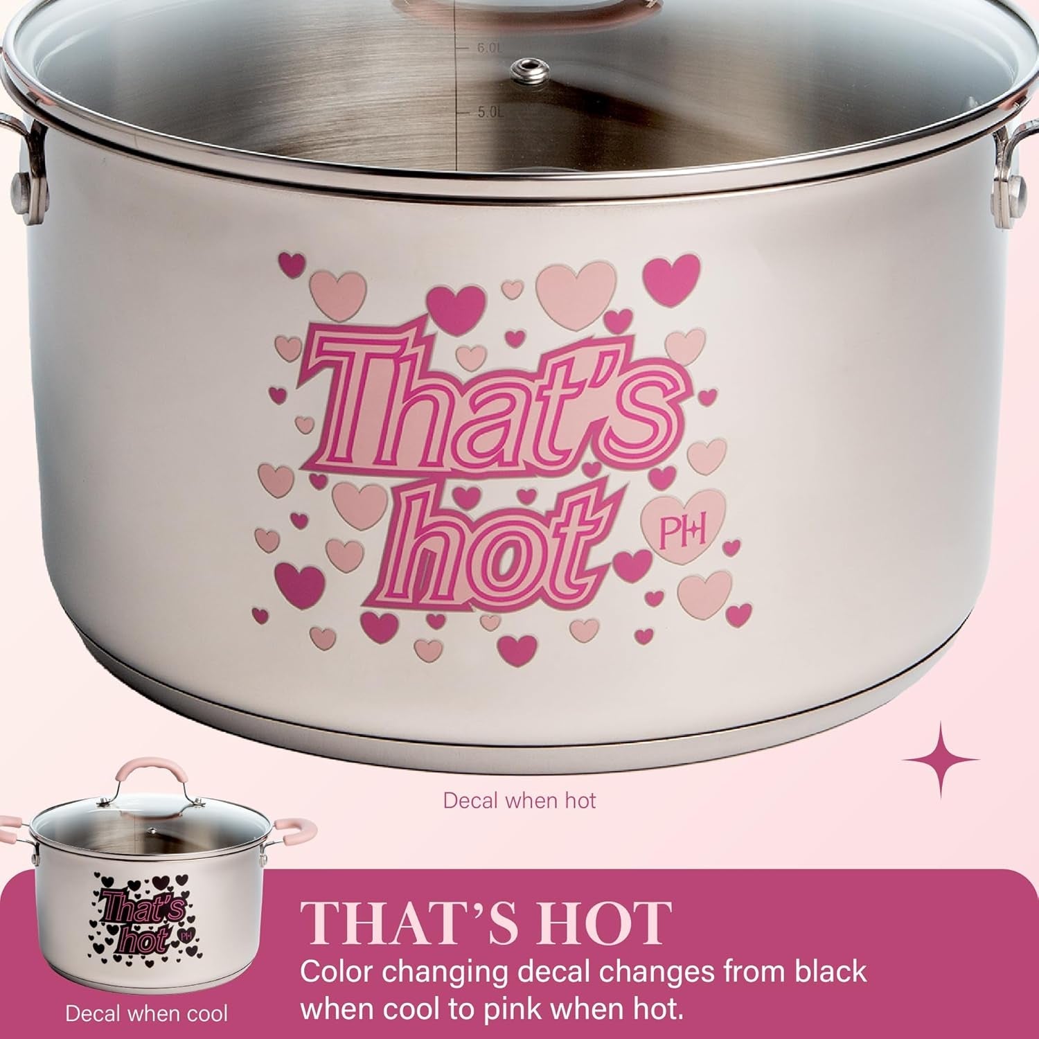 stainless-steel-stock-pot-with-iconic-color-changing-thats-hot-heat-indicator-decal-features-soft-grip-handles-and-measure-marks-8-quart-pink