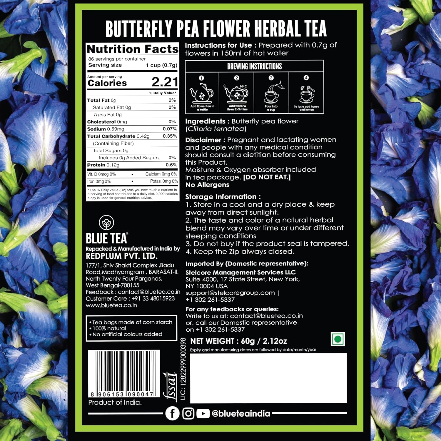 butterfly-pea-flower-tea-2-11-oz-150-cups-antioxidant-rich-chemical-free-herbal-tea-caffeine-free-non-bitter-no-preservatives-zipper-pack