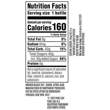 Pure Leaf Iced Tea, Sweet Tea, Real Brewed Tea, 18.5 Fl Oz Bottles (Pack of 12)2