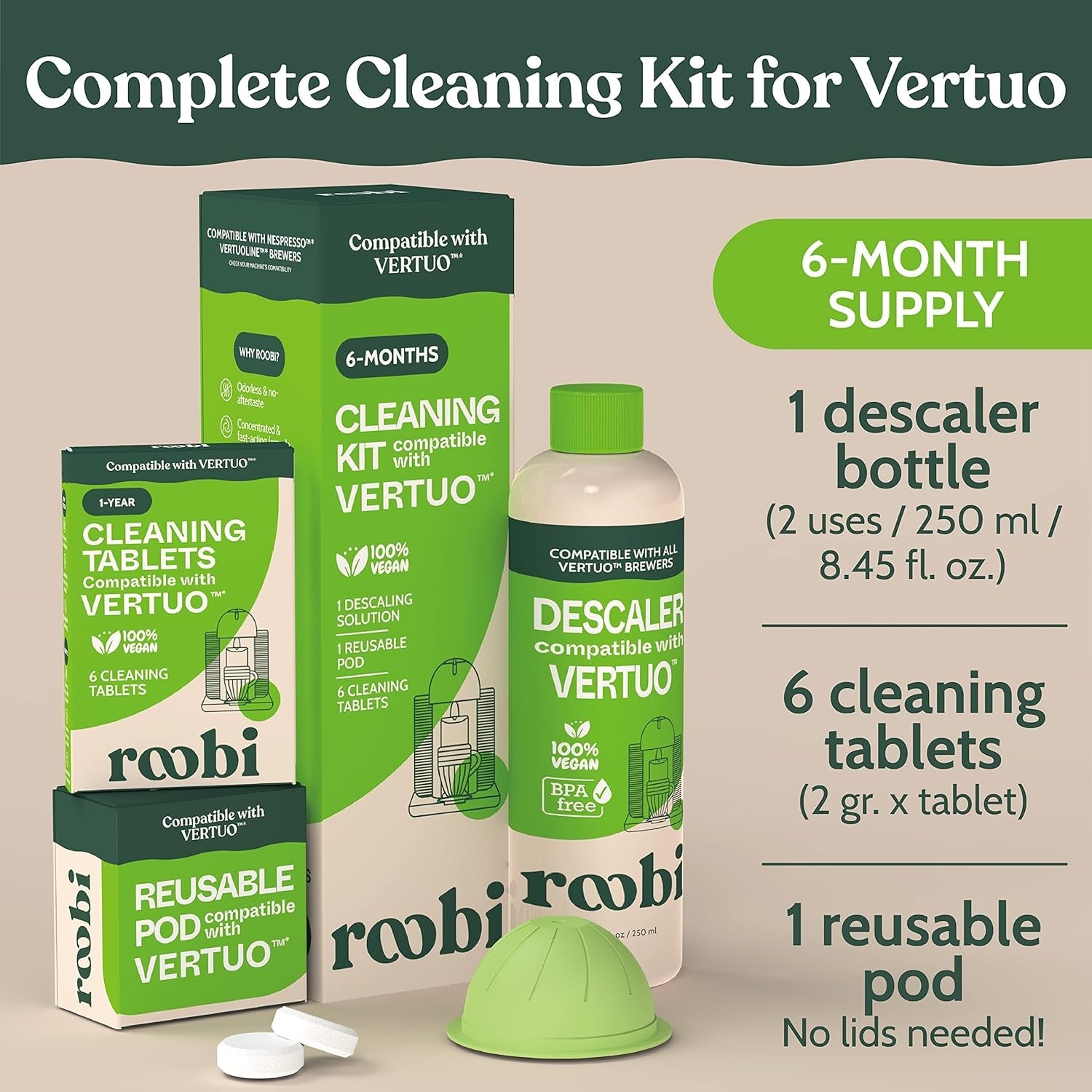 nespresso-compatible-vertuo-cleaning-descaling-kit-1-bottle-descaling-solution-6-cleaning-tablets-1-reusable-pod-carbon-neutral-6-month-supply