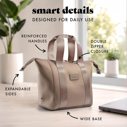 Remi Neoprene Lunch Bag for Women W/Ice Pack & Containers8