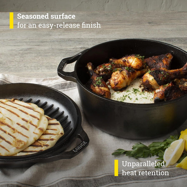 Chef Collection 6Qt Double Dutch Oven3