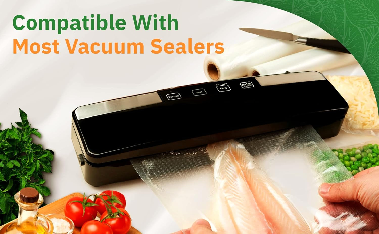 11-x-25-vacuum-sealer-rolls-4-pack-15-thicker-embossing-compatible-with-foodsaver-machines-bpa-free-commercial-grade-food-sealer-bags