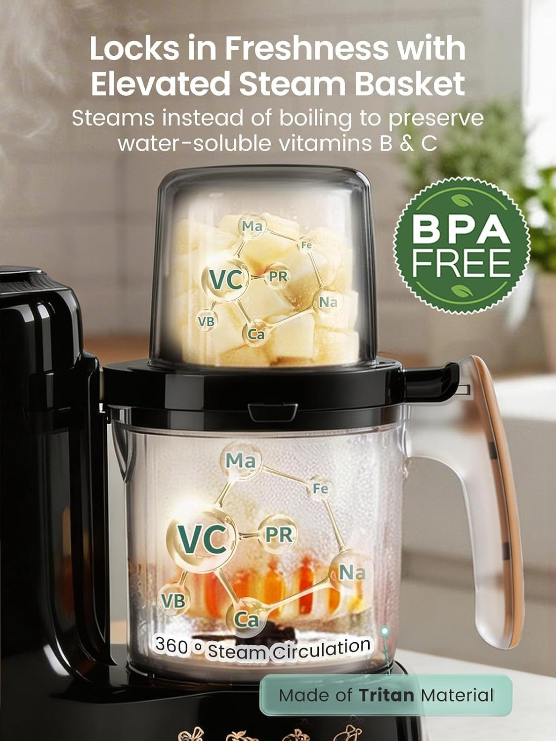 baby-food-maker-processor-with-dual-layer-steam-basket-black-gold-steamer-blender-healthy-homemade-baby-food-purees-starting-solids-blw-baby-feeding-essentials-6-months