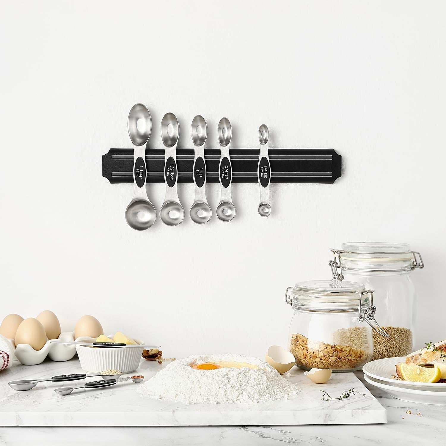 stainless-steel-magnetic-measuring-spoons-set-of-8-black-dual-sided-metal-teaspoon-tablespoon-measuring-spoons-with-leveler-for-dry-liquid-ingredients-nesting-dishwasher-safe