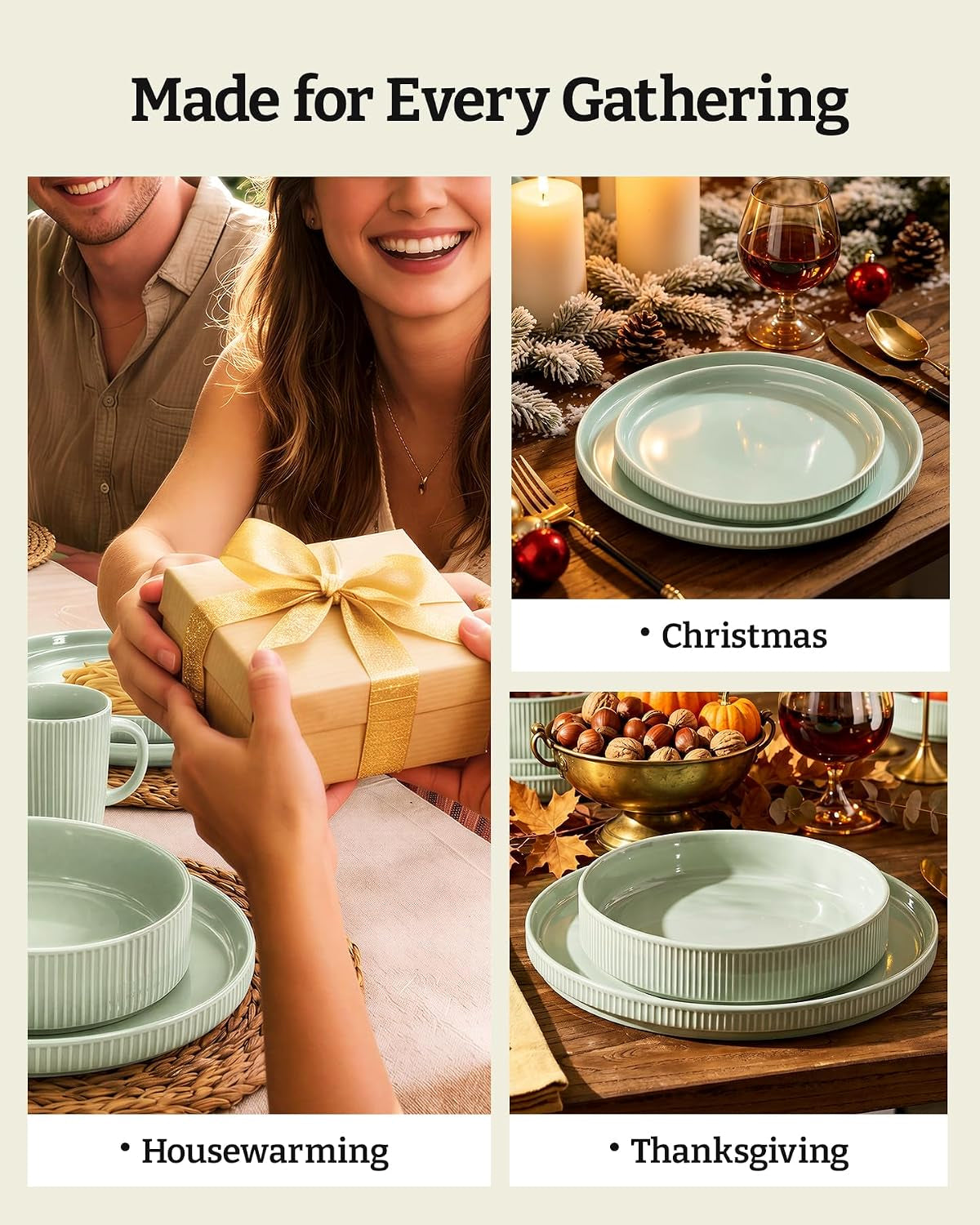 ceramic-plates-and-bowls-set-dinnerware-sets-ribbed-dishes-for-4